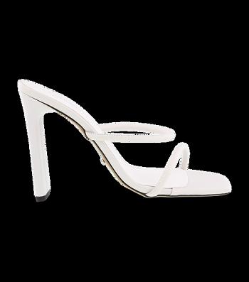 Tony Bianco Florence Milk Capretto 11cm Evenemangsklackar Vita | SEZPD31110