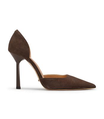 Tony Bianco Gala Espresso Mocka 10cm Court Skor Bruna | QSEWA16926