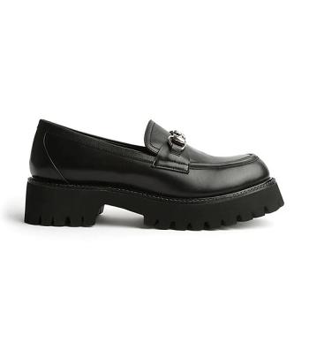 Tony Bianco Greer Black Como 4cm Loafers Svarta | SECVG99442