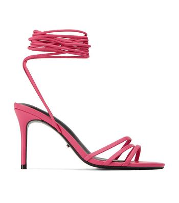 Tony Bianco Hailee Acid Pink 8.5cm Låga klackar Rosa | ESEHC32952