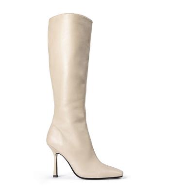 Tony Bianco Havana Vanilla Nappa 10.5cm Mid Calf Boots Ljusgula | SEJZR70464