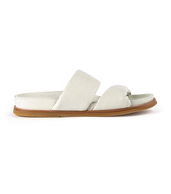 Tony Bianco Henry Dove Nappa 3.5cm Platta Sandaler Vita | SEJVR36368