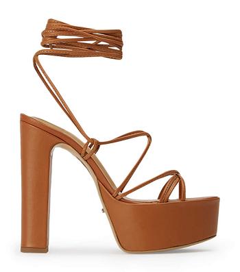 Tony Bianco Jemma Tan Como 14cm Platform Skor Bruna | ASEDF67815