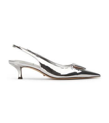 Tony Bianco Kimmy Silver Shine 4.5cm Court Skor Silver | SEDFL69992