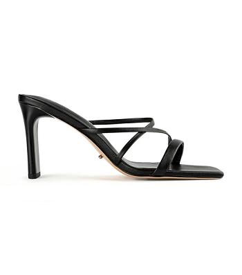 Tony Bianco Klassiska Black Nappa 8.5cm Strappy Heels Svarta | SENEJ40074