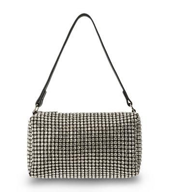 Tony Bianco Moma Clear Crystal Mini Handbags Tillbehör Silver | SEQCS27874