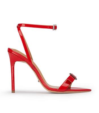 Tony Bianco Mopsy Scarlet Lack 10.5cm Evenemangsklackar Mörkröda | SECIF70978