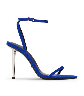 Tony Bianco Myra Azure Mocka 10.5cm Stilettklackar Azurblå | SEEGJ89231