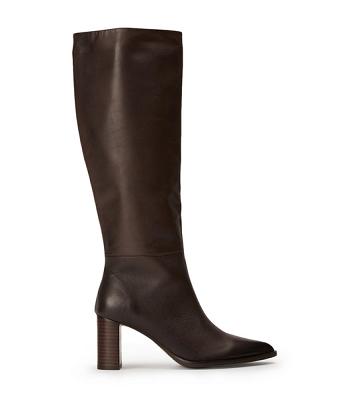 Tony Bianco Peppe Choc Como 7.5cm Mid Calf Boots Choklad | SEQCS80959