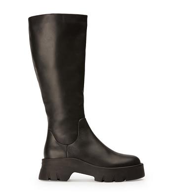 Tony Bianco Rage Black Turin 5.5cm Mid Calf Boots Svarta | SEJZR72336