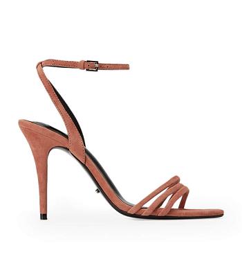 Tony Bianco Rush Rose Mocka 9.5cm Strappy Heels Rosa | MSEFT58295