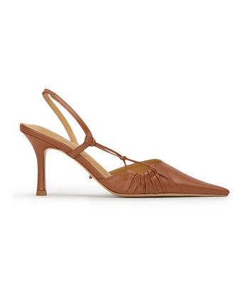 Tony Bianco Sakai Tan Capretto 8cm Court Skor Bruna | YSEGT45013