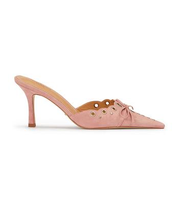 Tony Bianco Shae Blossom Mocka 8cm Evenemangsklackar Rosa | GSEUC42787