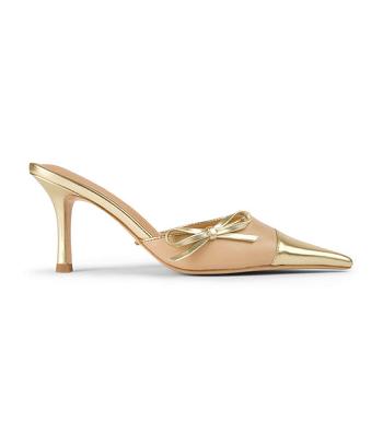 Tony Bianco Shirley Beech/Gold 8cm Court Skor Guld | LSESX12222