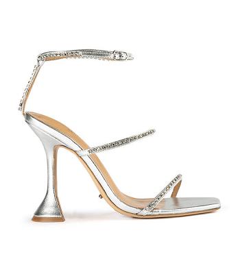 Tony Bianco Shy Silver Nappa Metallic 10.5cm Stilettklackar Silver Metal | SEQCS98477