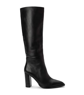 Tony Bianco Skyla Black Como 9cm Mid Calf Boots Svarta | SEZPD52534