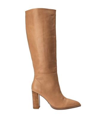 Tony Bianco Skyla Caramel Venice 9cm Knähöga stövlar Beige | MSEHR24470