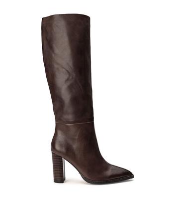 Tony Bianco Skyla Choc Como 9cm Mid Calf Boots Choklad | QSEUV77979