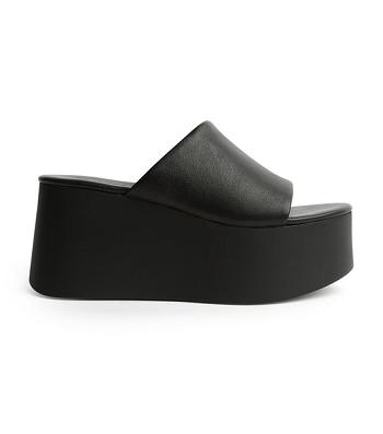 Tony Bianco Tegan Black Sheep Nappa 9.5cm Platform Skor Svarta | FSEHY38666