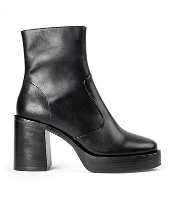 Tony Bianco Thunder Black Como 9cm Lackstövlar Svarta | SEZPD52221