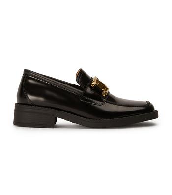 Tony Bianco Tia Black Hi Shine 4cm Loafers Svarta | BSESO32327