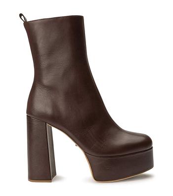 Tony Bianco Tyra Choc Como 12cm Ankelboots Choklad | DSEVO78576