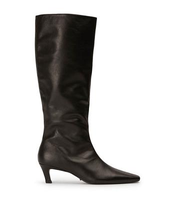 Tony Bianco Vixon Black Venice 5cm Mid Calf Boots Svarta | XSEBH20611