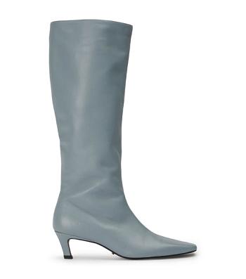 Tony Bianco Vixon Steel Nappa 5cm Mid Calf Boots Grå | QSEUV24944